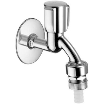 Schell Comfort Auslaufventil 033510699 G 1/2 AG, verchromt, mit COMFORT-Griff/Fettkammeroberteil Schell Comfort Auslaufventil 033510699 G 1/2 AG, verchromt, mit COMFORT-Griff/Fettkammeroberteil