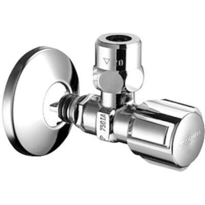 Schell Schnellwinkelventil - Messing, Chrom, Regulierfunktion Schell Schnellwinkelventil - Messing, Chrom, Regulierfunktion