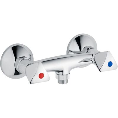 Heinrich Schulte classic-line_2 Duscharmatur Z026229-10010 1/2", ohne Brausegarnitur, eigensicher, verchromt, Trianongriff Heinrich Schulte classic-line_2 Duscharmatur Z026229-10010 1/2", ohne Brausegarnitur, eigensicher, verchromt, Trianongriff