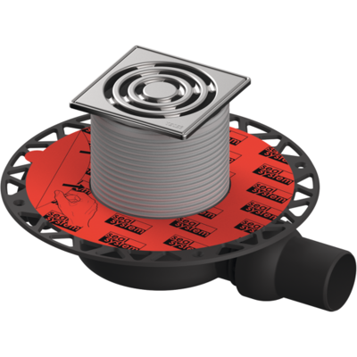 TECEdrainpoint S 112 Ablaufset superflach 3601102 100x100, DN50, waagerecht, mit Geruchsverschluss TECEdrainpoint S 112 Ablaufset superflach 3601102 100x100, DN50, waagerecht, mit Geruchsverschluss