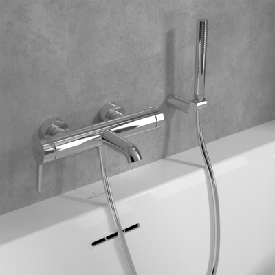 Villeroy und Boch Skyla Badewannenarmatur TVS11600300061 Messing, Chrom Villeroy und Boch Skyla Badewannenarmatur TVS11600300061 Messing, Chrom