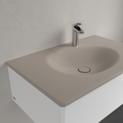 Villeroy & Boch Antao Rechteckiges Wandwaschbecken - Amande Villeroy & Boch Antao Rechteckiges Wandwaschbecken - Amande