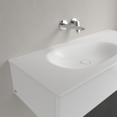 Villeroy & Boch Antao Rechteckiges Weißes Waschbecken - 1200x500mm Villeroy & Boch Antao Rechteckiges Weißes Waschbecken - 1200x500mm