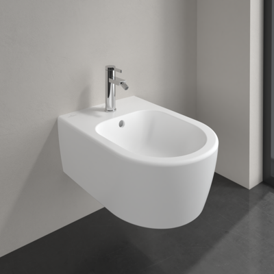 Villeroy & Boch Avento Wand-Bidet mit Überlauf - Stone White - CeramicPlus Villeroy & Boch Avento Wand-Bidet mit Überlauf - Stone White - CeramicPlus