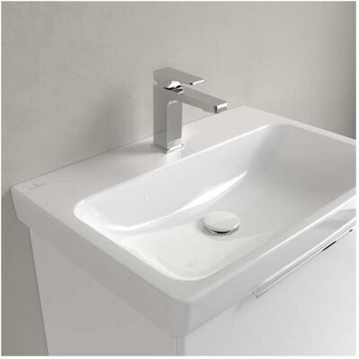 Villeroy und Boch Architectura Waschbecken 4A8766R1 650 x 445 x 165 mm, Weiß Alpin CeramicPlus, ohne Überlauf Villeroy und Boch Architectura Waschbecken 4A8766R1 650 x 445 x 165 mm, Weiß Alpin CeramicPlus, ohne Überlauf
