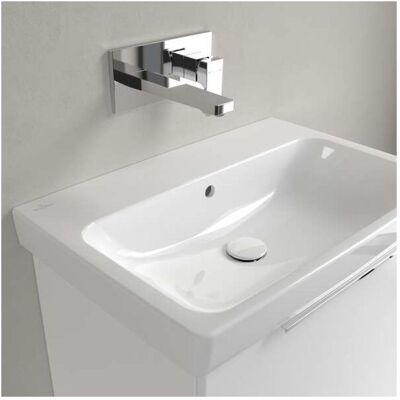 Villeroy und Boch Architectura Waschbecken 4A8767R1 650 x 445 x 165 mm, Weiß Alpin CeramicPlus, mit Überlauf Villeroy und Boch Architectura Waschbecken 4A8767R1 650 x 445 x 165 mm, Weiß Alpin CeramicPlus, mit Überlauf