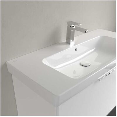 Villeroy und Boch Architectura Waschtisch 4A87A5R1 100x44,5cm, 1 Hahnloch, mit Überlauf, weiß C-plus Villeroy und Boch Architectura Waschtisch 4A87A5R1 100x44,5cm, 1 Hahnloch, mit Überlauf, weiß C-plus
