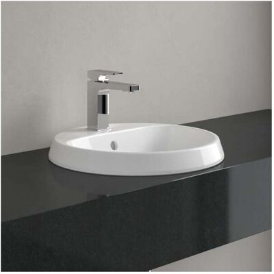 Villeroy & Boch Einbauwaschbecken - Rund, 450x450mm, Weiß Alpin Villeroy & Boch Einbauwaschbecken - Rund, 450x450mm, Weiß Alpin