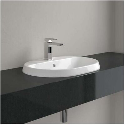 Villeroy & Boch Architectura Oval Waschtisch - Sanitärkeramik, 60x45cm, Weiß Villeroy & Boch Architectura Oval Waschtisch - Sanitärkeramik, 60x45cm, Weiß