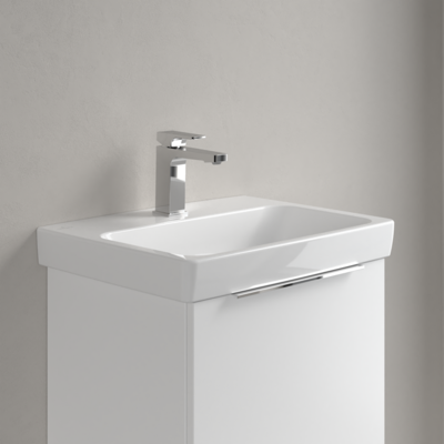 Villeroy und Boch Architectura Waschtisch 4A8756R1 55x42cm, 1 Hahnloch, ohne Überlauf, weiß C-plus Villeroy und Boch Architectura Waschtisch 4A8756R1 55x42cm, 1 Hahnloch, ohne Überlauf, weiß C-plus