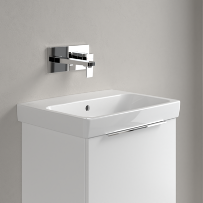 Villeroy und Boch Architectura Waschtisch 4A875701 55x42cm, mit Überlauf, weiß Villeroy und Boch Architectura Waschtisch 4A875701 55x42cm, mit Überlauf, weiß
