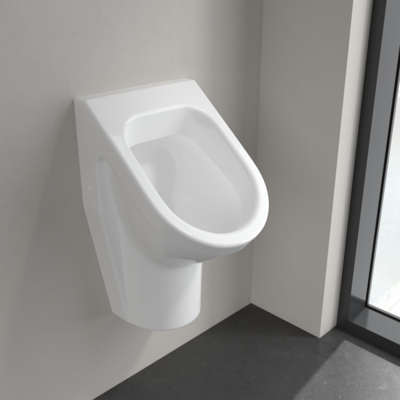 Villeroy & Boch Architectura Wand-Urinal - Modern, Spritzschutz Villeroy & Boch Architectura Wand-Urinal - Modern, Spritzschutz