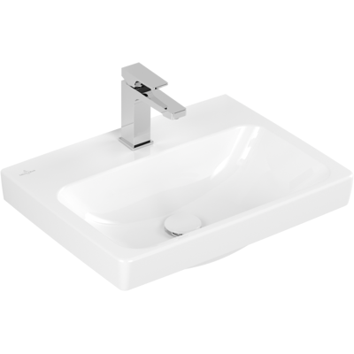 Villeroy & Boch Weiß Architectura Waschbecken - Rechteckig, 550x420 mm, 3-Loch Villeroy & Boch Weiß Architectura Waschbecken - Rechteckig, 550x420 mm, 3-Loch