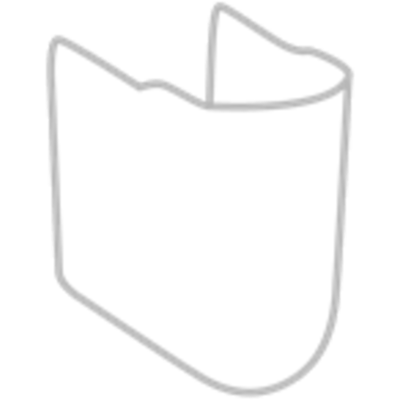 Villeroy & Boch O.Novo Halbsäule Weiß - Badkeramik-Zubehör Villeroy & Boch O.Novo Halbsäule Weiß - Badkeramik-Zubehör