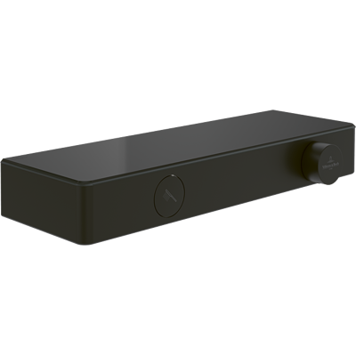 Villeroy und Boch Infinity Showers Brause-Thermostat TVS110007000K5 210x150x495mm, eckig, Wandmontage, matt black Villeroy und Boch Infinity Showers Brause-Thermostat TVS110007000K5 210x150x495mm, eckig, Wandmontage, matt black