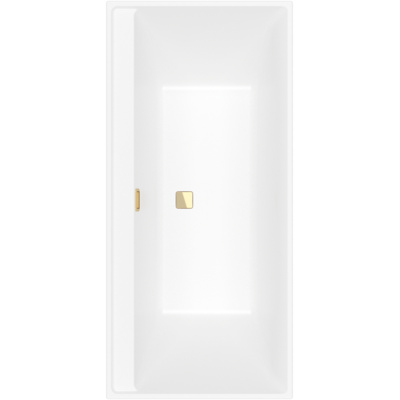 Villeroy und Boch Collaro Rechteck-Badewanne UBA160COR2JV-RW 160x75cm, Einbauausführung Gold, Wannenfarbe Stone White Villeroy und Boch Collaro Rechteck-Badewanne UBA160COR2JV-RW 160x75cm, Einbauausführung Gold, Wannenfarbe Stone White