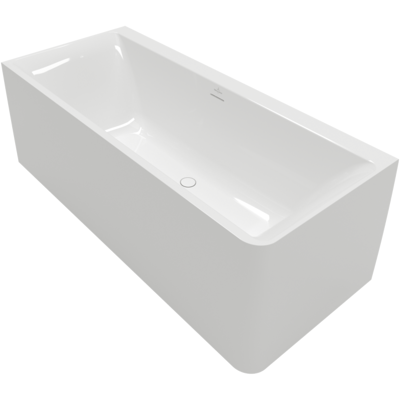 Villeroy und Boch Subway 3.0 Vorwand-Badewanne Q180SBW9CL00V01 180x80cm, links, Quaryl, weiß Villeroy und Boch Subway 3.0 Vorwand-Badewanne Q180SBW9CL00V01 180x80cm, links, Quaryl, weiß