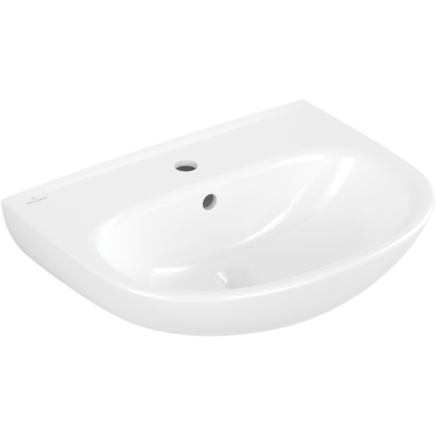 Villeroy & Boch O.novo Waschbecken - 55x44cm, Oval, Weiß Villeroy & Boch O.novo Waschbecken - 55x44cm, Oval, Weiß