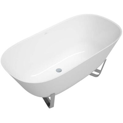 Villeroy & Boch Antheus Solo Freistehende Badewanne - Weiß - 1550x750mm - Badewanne Villeroy & Boch Antheus Solo Freistehende Badewanne - Weiß - 1550x750mm - Badewanne