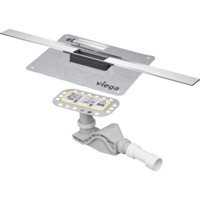 Viega Advantix Cleviva Duschrinne - 80cm, Grau, Edelstahl Viega Advantix Cleviva Duschrinne - 80cm, Grau, Edelstahl