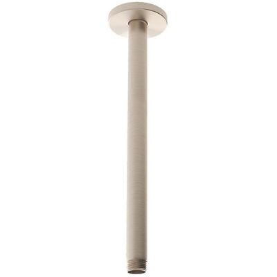 Vitra Origin Deckenarm für Duschkopf - 30cm, Nickel gebürstet, Modell A4565034 Vitra Origin Deckenarm für Duschkopf - 30cm, Nickel gebürstet, Modell A4565034