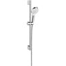 Hansgrohe Crometta Brauseset 26534400 9 l/min, weiß/chrom, 669 mm Brausestange