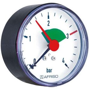 Afriso Manomater 0-4 bar - Horizontal - 63mm - 3/8" - Manometer Afriso Manomater 0-4 bar - Horizontal - 63mm - 3/8" - Manometer