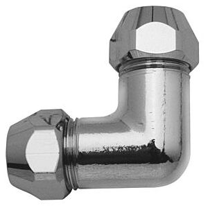 ASW Universal Winkelverschraubung - Messing verchromt 3/8" x 10mm - 2 Quetschen ASW Universal Winkelverschraubung - Messing verchromt 3/8" x 10mm - 2 Quetschen