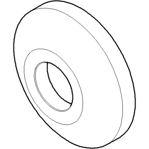 Dornbracht Gold Schubrosette 60x15mm - Rosette Dornbracht Gold Schubrosette 60x15mm - Rosette
