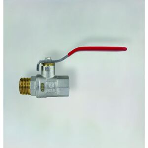 Fukana Kugelhahn 3/4" - Volldurchgang, Stahlgriff, Rot Fukana Kugelhahn 3/4" - Volldurchgang, Stahlgriff, Rot