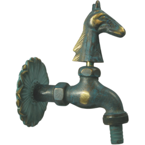 AquaCraft Nostalgie Auslaufventil Pferdekopf 1001000117 Messing Gartenhahn AquaCraft Nostalgie Auslaufventil Pferdekopf 1001000117 Messing Gartenhahn