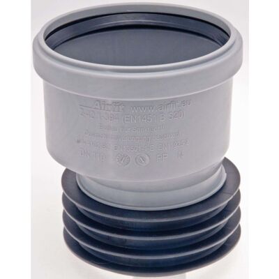 Airfit Plus Universal-Steckmuffe 111110S DN 110 x 110, exzentrisch, aus Polypropylen, für HT, KG und SML Rohe geeignet Airfit Plus Universal-Steckmuffe 111110S DN 110 x 110, exzentrisch, aus Polypropylen, für HT, KG und SML Rohe geeignet