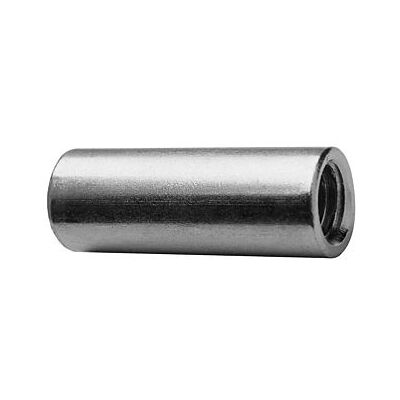 ASW Stahl Gewindemuffe - M10 x 30mm - Rund mit Gewinde ASW Stahl Gewindemuffe - M10 x 30mm - Rund mit Gewinde