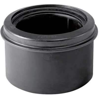 Geberit Schwarzer Wand-WC-Verbinder 90-110mm - Gerade/Kurz Geberit Schwarzer Wand-WC-Verbinder 90-110mm - Gerade/Kurz
