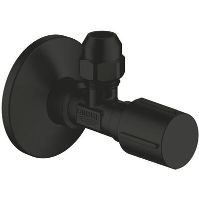 Grohe Eckventil 220732430 schwarz matt, 1/2"x3/8" Grohe Eckventil 220732430 schwarz matt, 1/2"x3/8"