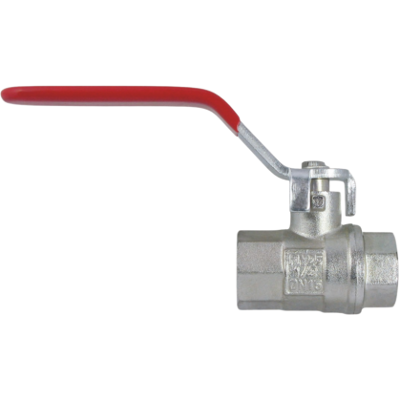 AquaCraft Kugelhahn aus Messing 1001000136 1/2" IG x IG – mit flachem rotem Hebelgriff, PTFE-Kugelabdichtung & EPDM-O-Ring AquaCraft Kugelhahn aus Messing 1001000136 1/2" IG x IG – mit flachem rotem Hebelgriff, PTFE-Kugelabdichtung & EPDM-O-Ring