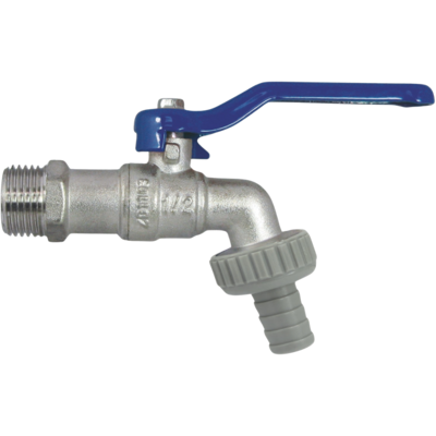 AquaCraft Kugelauslaufventil 3/4 Zoll AG 1001000129 Hebelgriff blau, Metallhülle, messing AquaCraft Kugelauslaufventil 3/4 Zoll AG 1001000129 Hebelgriff blau, Metallhülle, messing