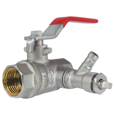 AquaCraft Kugelhahn 1001000149 Messing 3/4" IG (Rp) x IG (Rp) – mit Entleerung und flachem rotem Hebelgriff AquaCraft Kugelhahn 1001000149 Messing 3/4" IG (Rp) x IG (Rp) – mit Entleerung und flachem rotem Hebelgriff