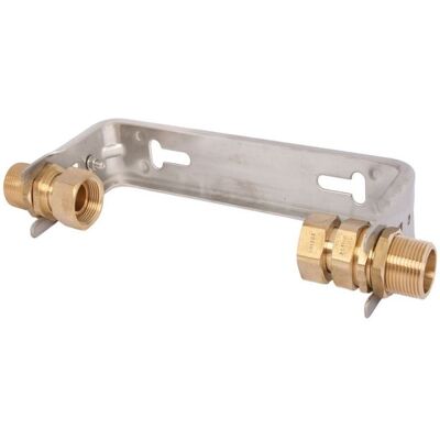 Schlösser Wasserzähler-Bügel 0022502000001 3/4" Qn 2,5, starr, waagerecht, Edelstahl, Verschraubungen Schlösser Wasserzähler-Bügel 0022502000001 3/4" Qn 2,5, starr, waagerecht, Edelstahl, Verschraubungen