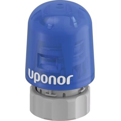 Uponor Vario S Thermoantrieb 1013006 230 V, blau, stromlos geschlossen, für Edelstahlverteiler Uponor Vario S Thermoantrieb 1013006 230 V, blau, stromlos geschlossen, für Edelstahlverteiler