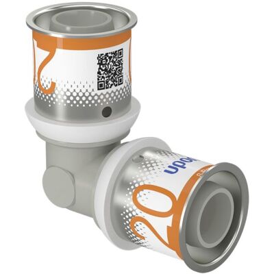Uponor S-Press PLUS 20x20 mm Winkelverbindung - Rohrverbindungstechnik Uponor S-Press PLUS 20x20 mm Winkelverbindung - Rohrverbindungstechnik