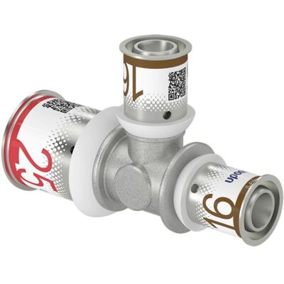 Uponor S-Press PLUS T-Stück 1070572 25 x 16 x 16 mm, reduziert Uponor S-Press PLUS T-Stück 1070572 25 x 16 x 16 mm, reduziert