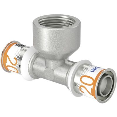 Uponor MLC Press T-Stück 20-3/4-20 - für Fußbodenheizung, Warmwasser, Heizkörper Uponor MLC Press T-Stück 20-3/4-20 - für Fußbodenheizung, Warmwasser, Heizkörper