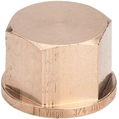 Viega Kappe 266660 Rp 1/2, Rotguss, Mehrkant Viega Kappe 266660 Rp 1/2, Rotguss, Mehrkant