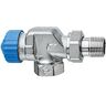 Heimeier Thermostat-Ventilunterteil 2245-02.000 Rp 1/2xR 1/2, Axial, Rotguss vernickelt, geringer Widerstand