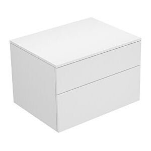 Keuco Edition 400 Sideboard 31743740000   70x19,9x53,5cm, 2 Auszüge, weiß/cashmere