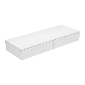 Keuco Edition 400 Sideboard 31764710000   140x19,9x53,5cm, 2 Auszüge, weiß/anthrazit