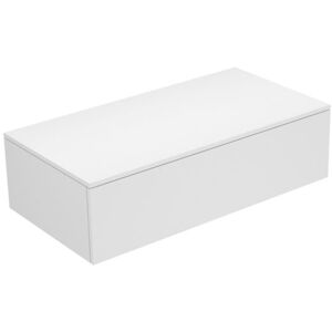 Keuco Edition 400 Sideboard - Weiß Hochglanz / Trüffel Glas - 1050x289x535 mm Keuco Edition 400 Sideboard - Weiß Hochglanz / Trüffel Glas - 1050x289x535 mm