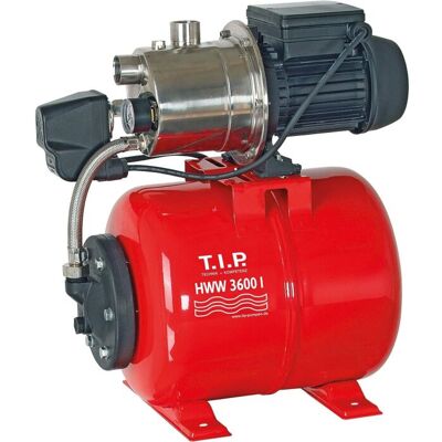 T.I.P. HWW 3600 I Hauswasserwerk - Edelstahl 31188, 3.600 l/h, 40 m Förderhöhe, 650 W, 18 l Druckkessel, kompakt T.I.P. HWW 3600 I Hauswasserwerk - Edelstahl 31188, 3.600 l/h, 40 m Förderhöhe, 650 W, 18 l Druckkessel, kompakt