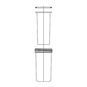 Grünbeck Filterglocke mit Schutzglocke für FS 100648 2